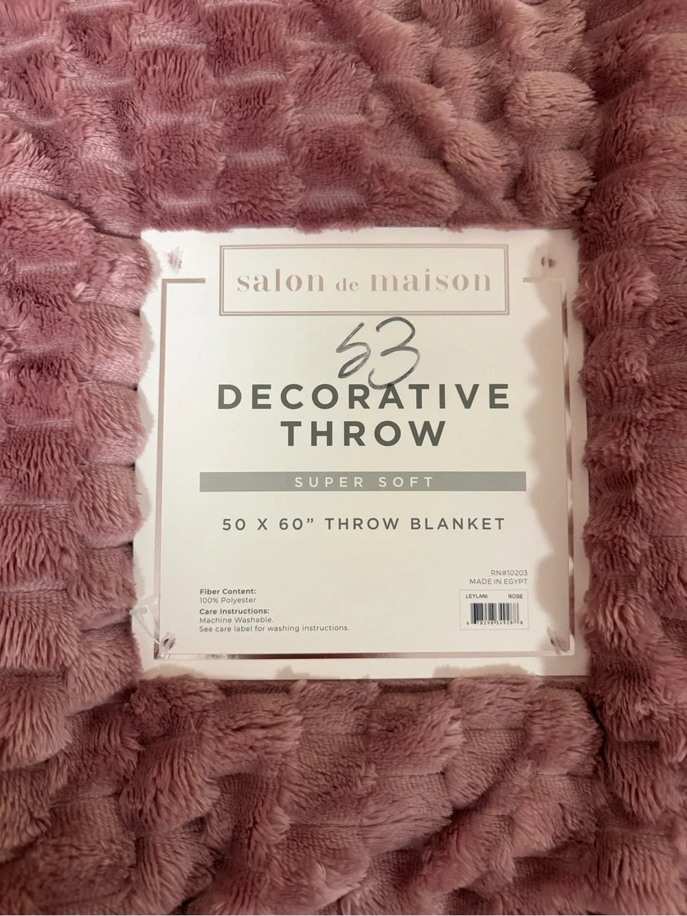 Decorative Throw Blanket